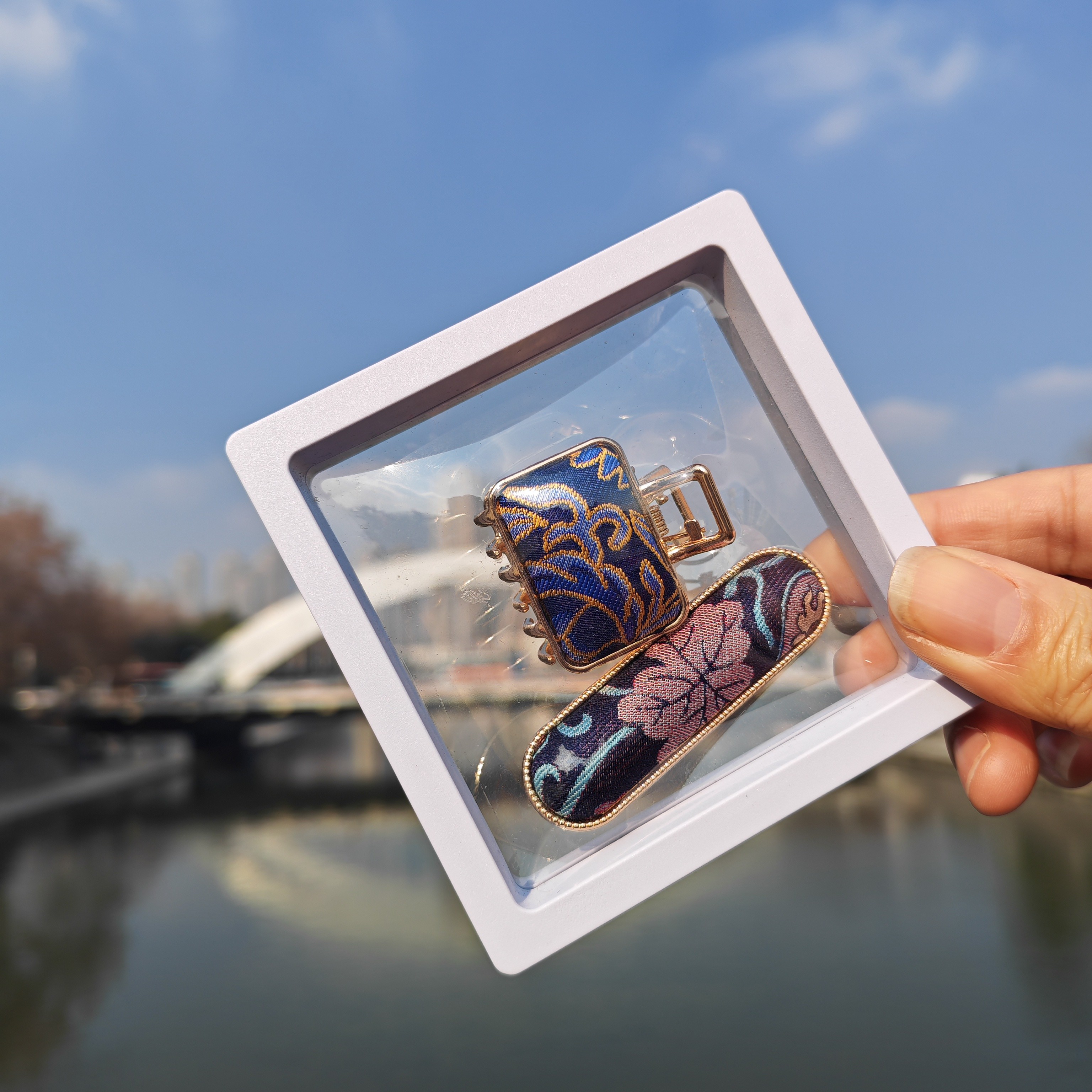 【发夹】宋锦复古国风少女新款发夹手工气质高级感发卡发饰古风抓夹