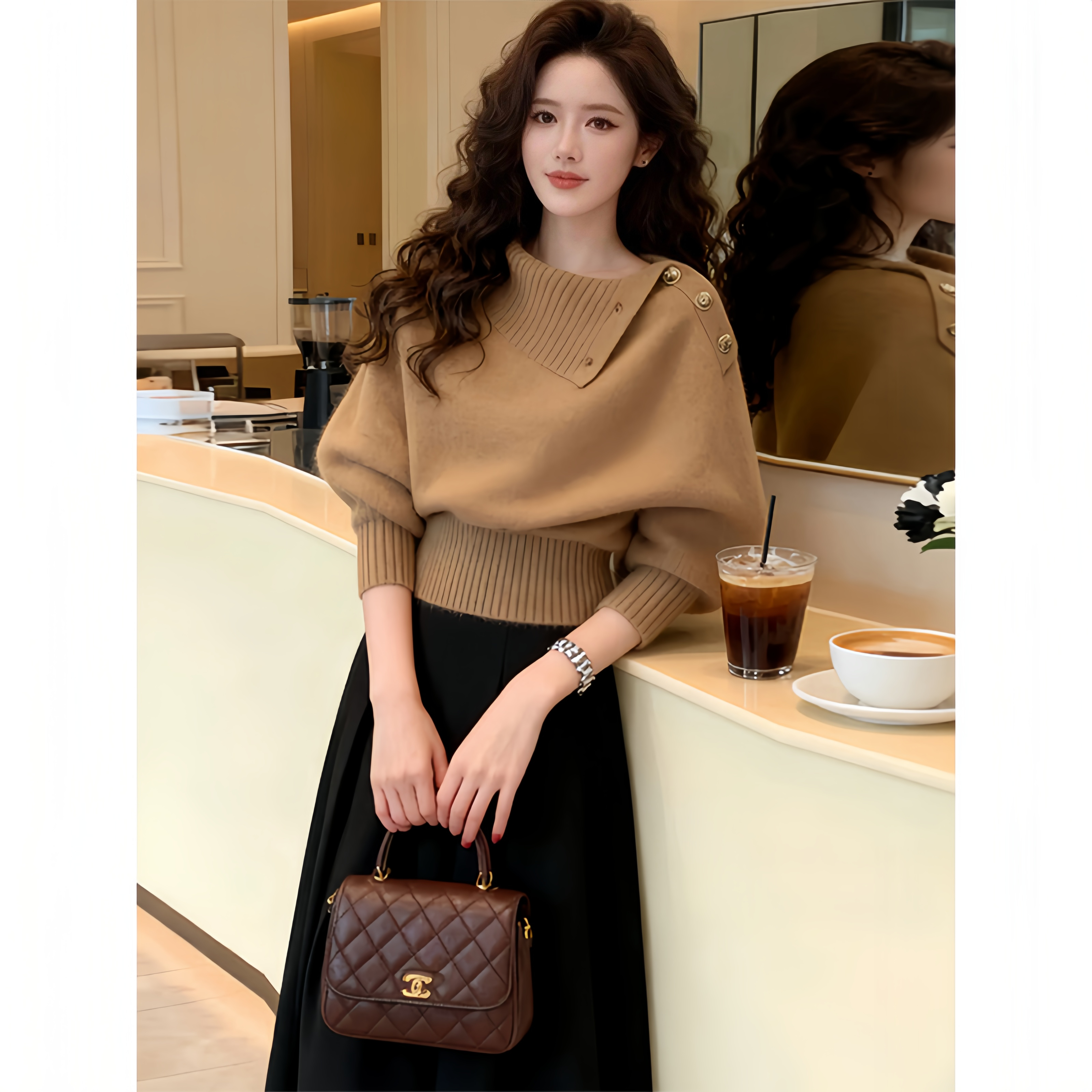 2026秋冬季新款潮流设计款针织衫女