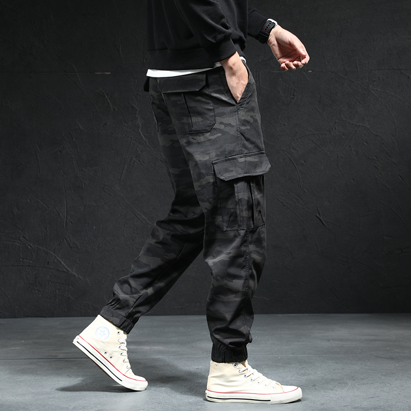 冬季加绒百搭裤子男款户外秋冬男士工装裤男款裤子男生穿搭休闲裤