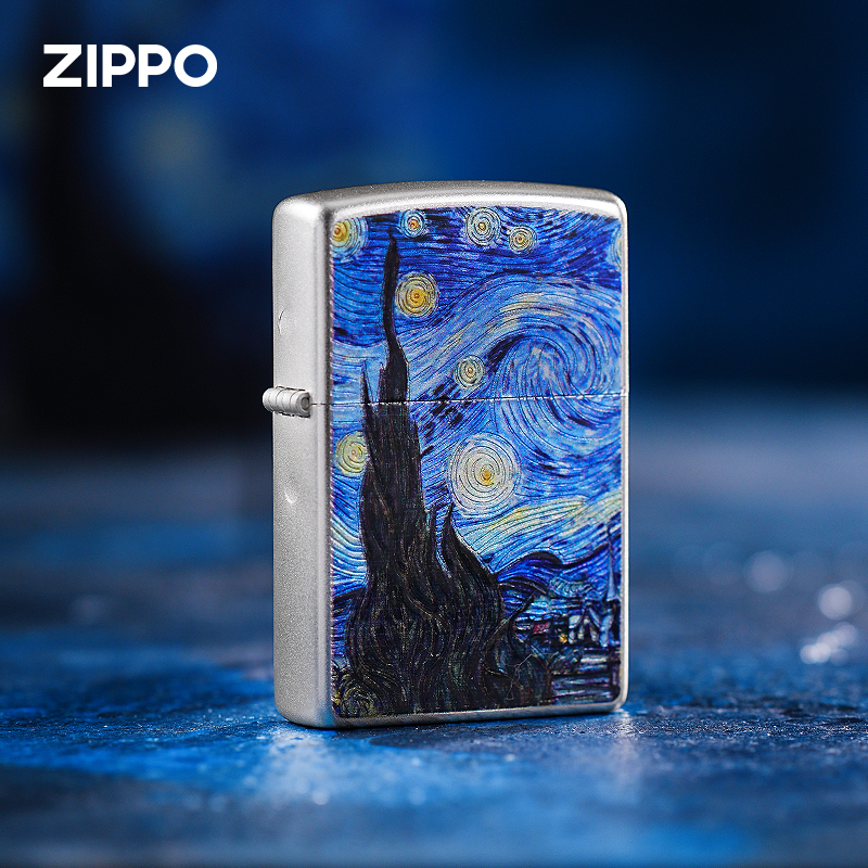 ZIPPO/之宝打火机【星月夜】星河流动个性原装男士送礼DYJ1H1X1