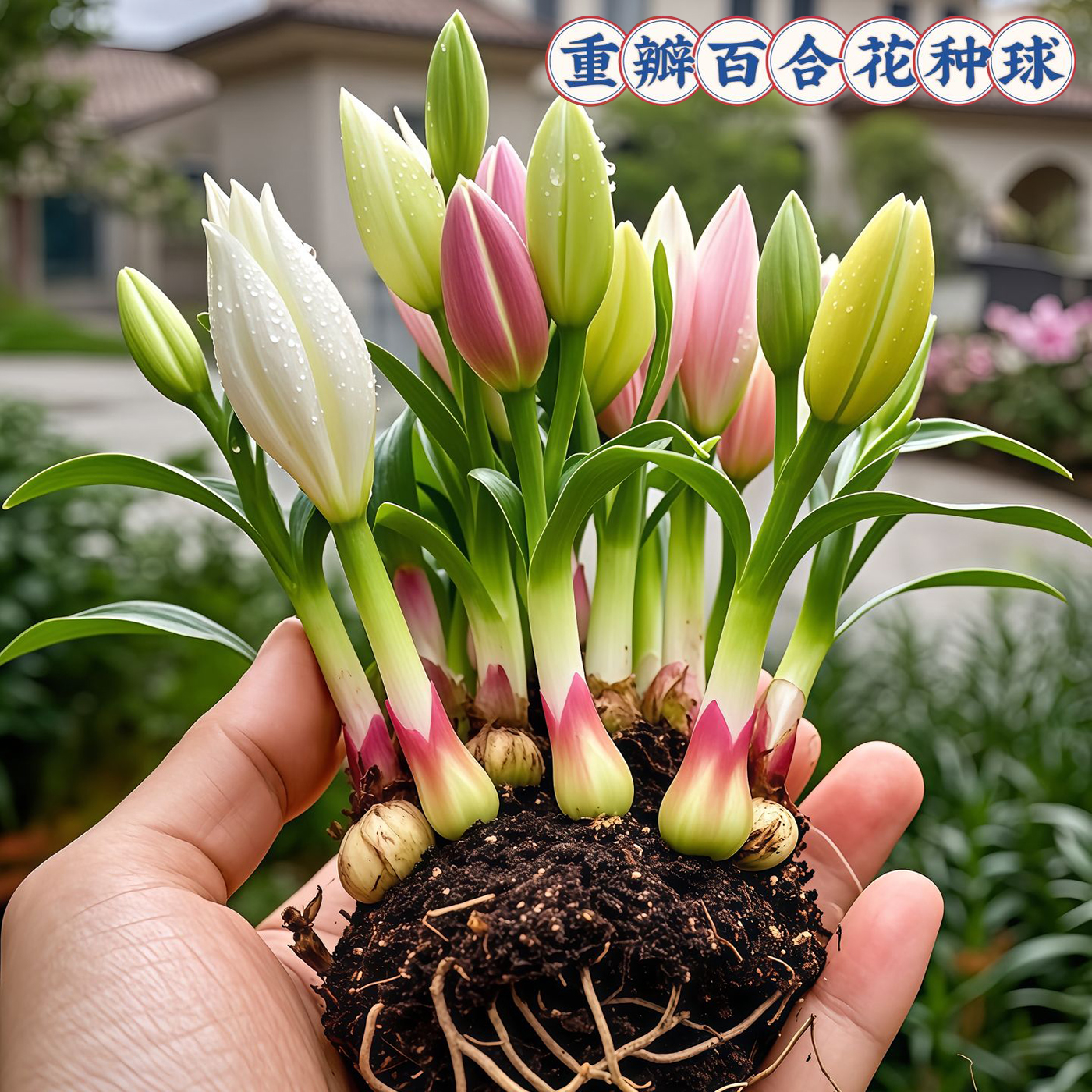 进口多头香水百合种球四季开花浓香型百合室内盆栽阳台绿植