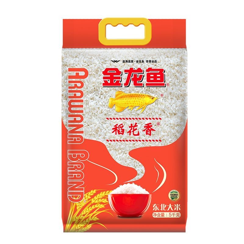 「金龙鱼」稻花香 5kg东北大米黑土龙江主食用清香米10斤