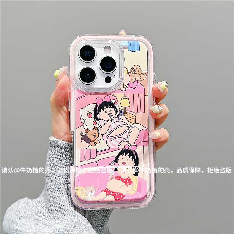 炫彩镜面适用苹果16/iPhone/华为荣耀/OPPO/小米手机壳pura70爆款