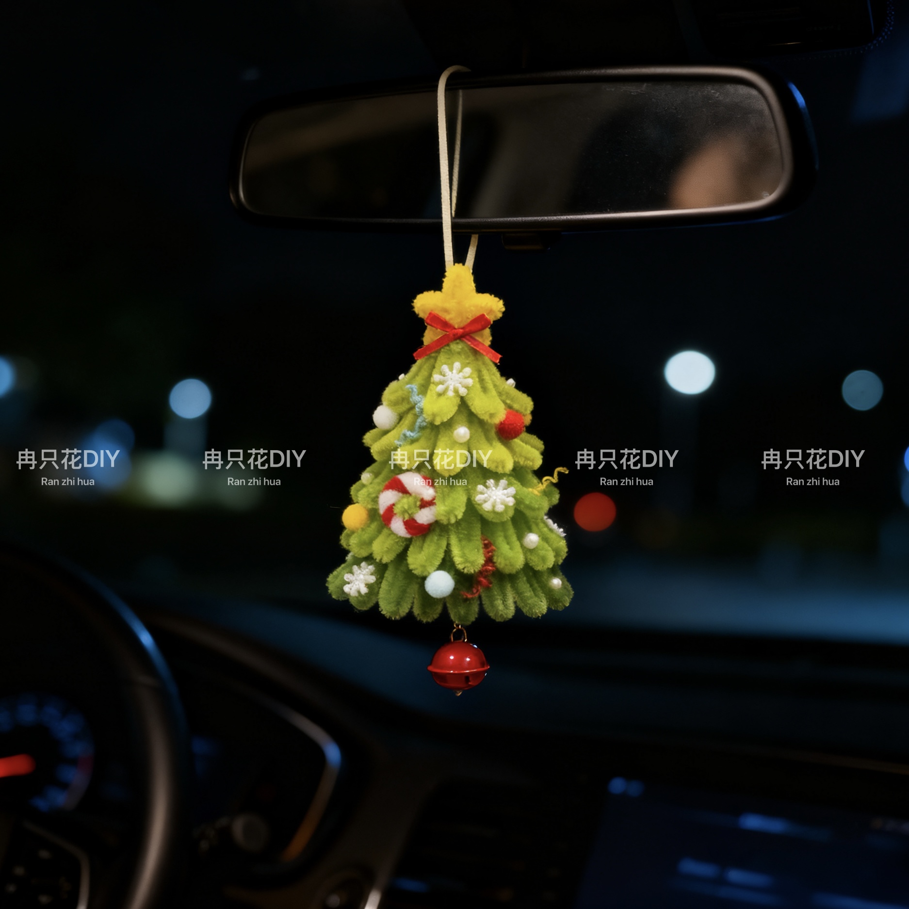 【材料包】扭扭棒圣诞树挂件自制手工DIY圣诞礼物送朋友闺蜜