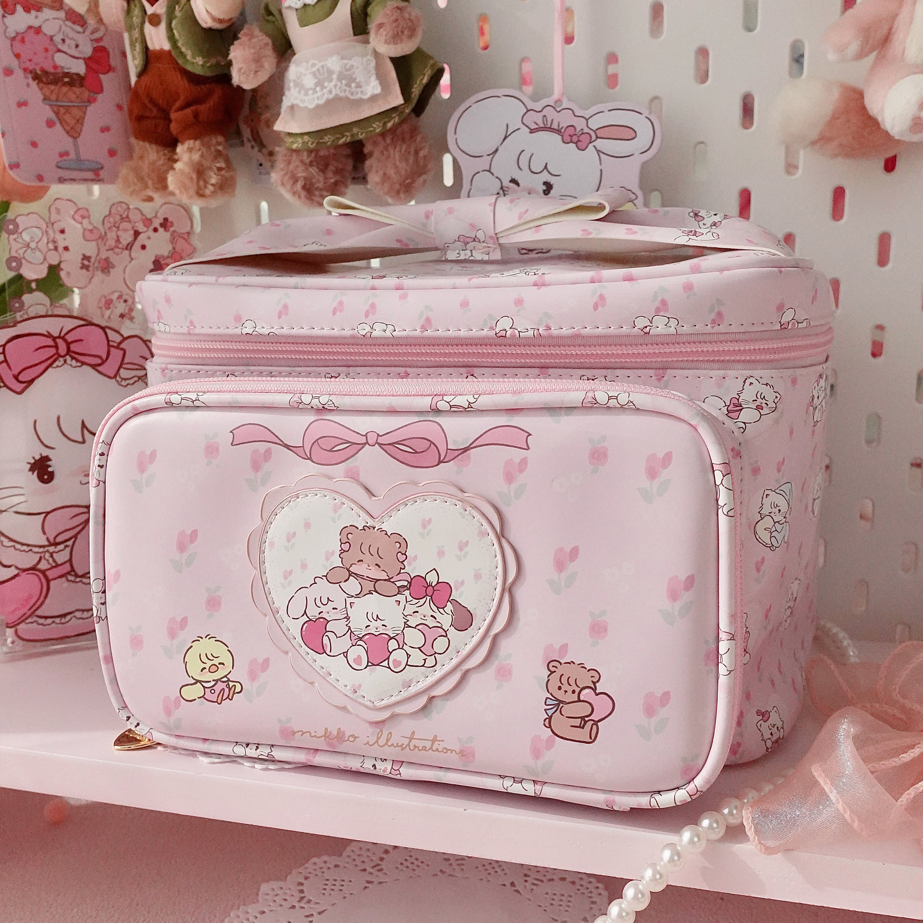 2025新款高端可爱高颜值化妆包女大容量旅行便携式手提防水收纳包