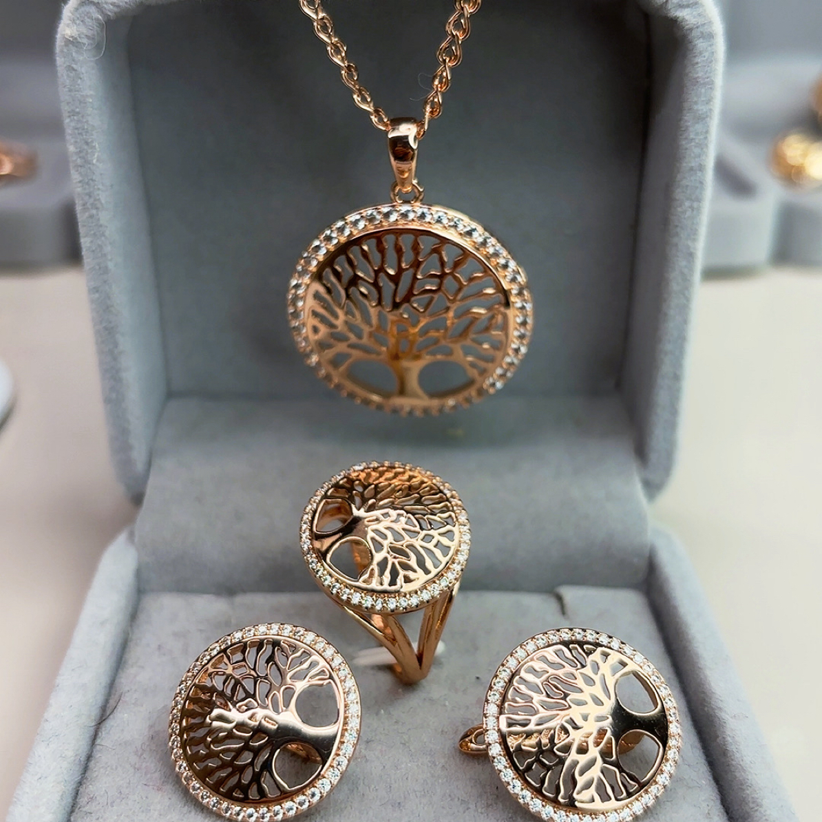 铜合金锆石项链 新款镀金个性首饰饰品