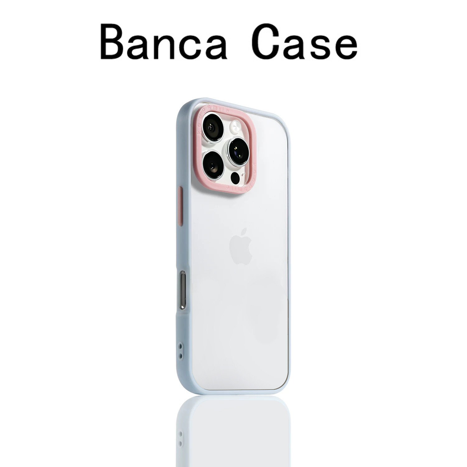 BANCA简约撞色透明三合一适用苹果16/15promax手机壳iPhone14/13