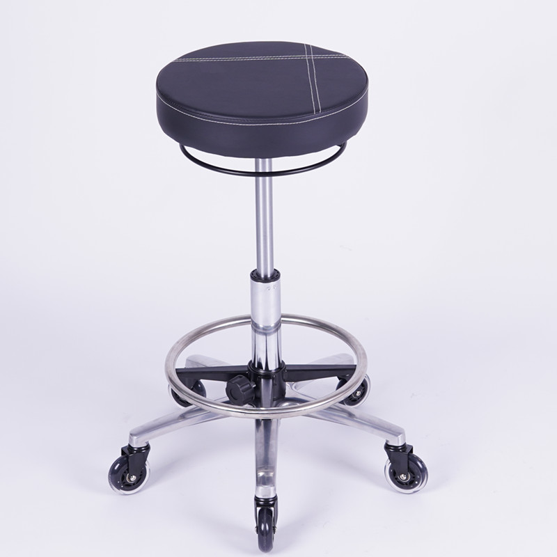 大工凳加高带脚踏360度升降防缠发轮大工凳发型师专用美发技师凳