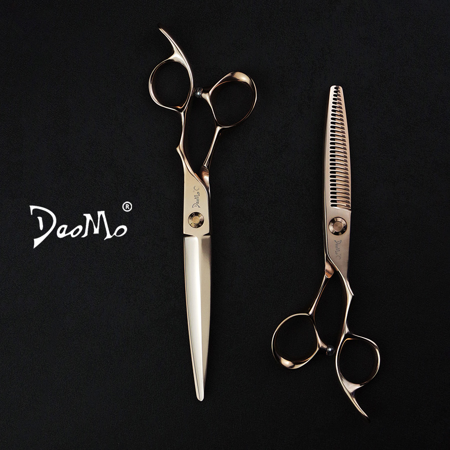 刀磨DMA金色6寸综合剪平剪理发店专用剪理发师发型师日式理发剪刀