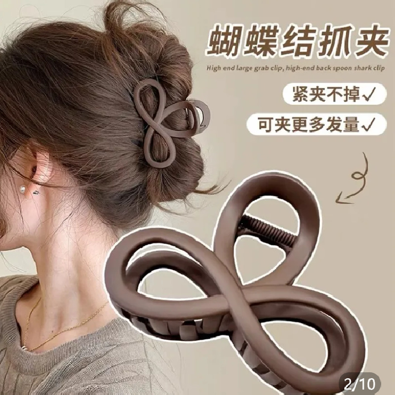 抓夹女2025新款高级感后脑勺盘发发夹中号头发鲨鱼夹子头饰批发