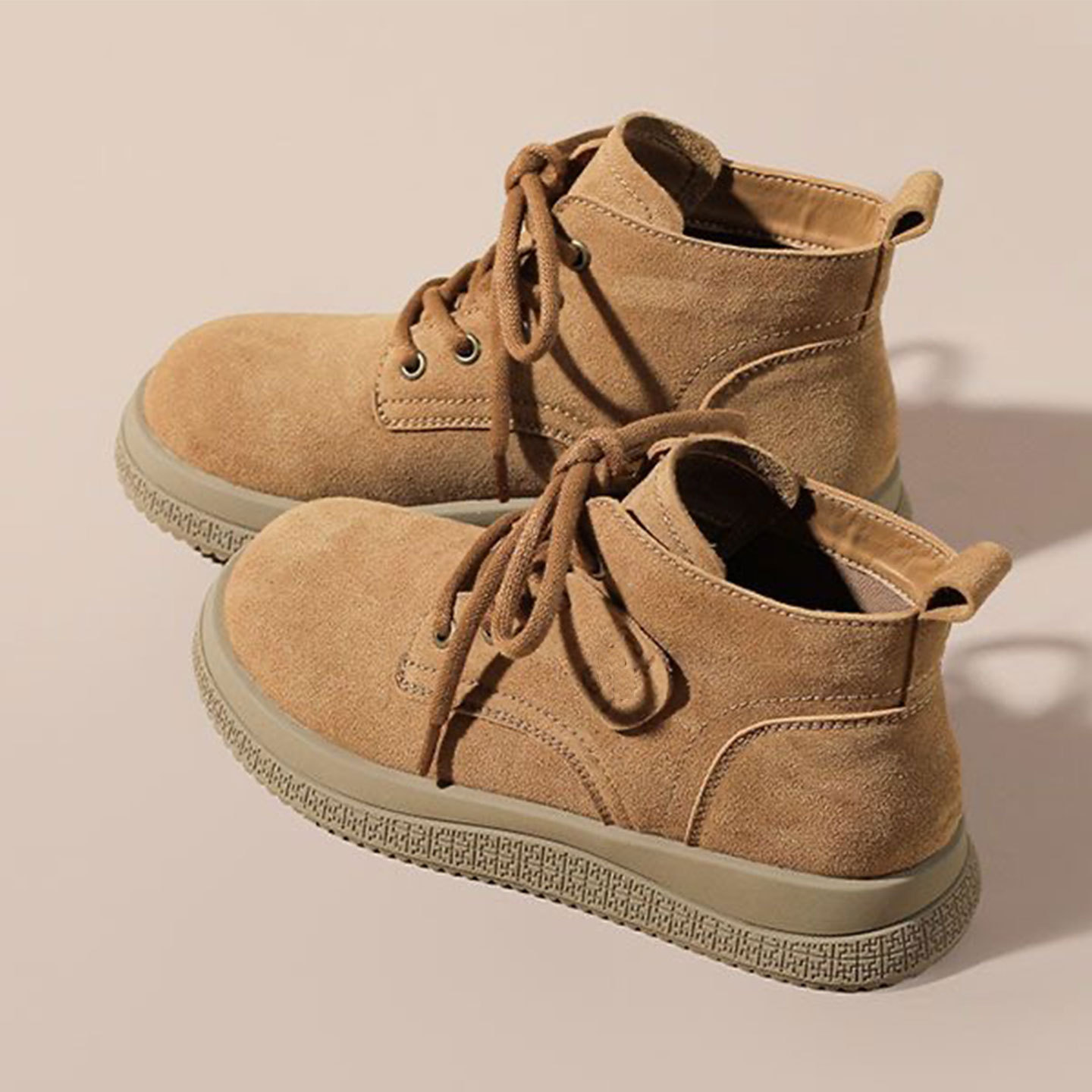 百搭复古英伦风韩版秋冬女鞋学生休闲厚底马丁靴年春秋季新