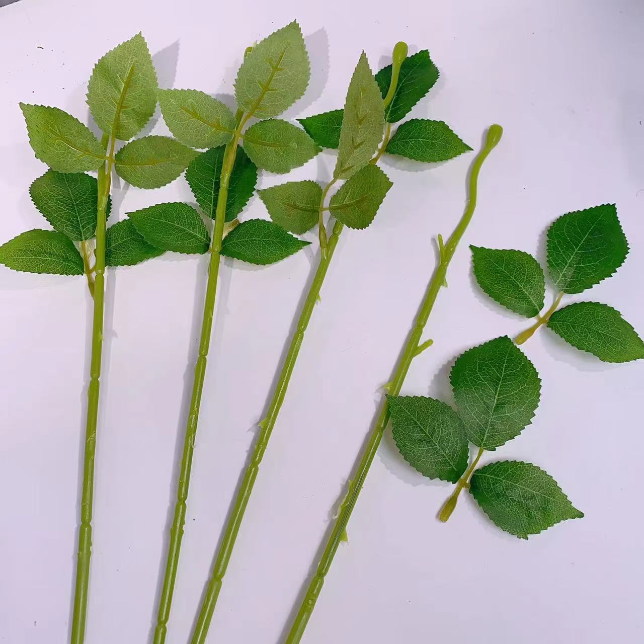 单支花杆手工花玫瑰专用塑胶花杆diy制作材料