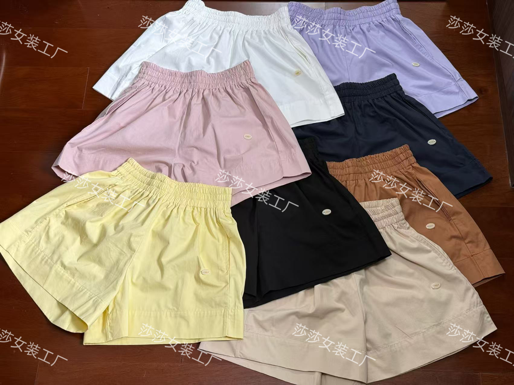 【A字版纯棉】显瘦百搭通勤时尚女夏季阔腿短裤