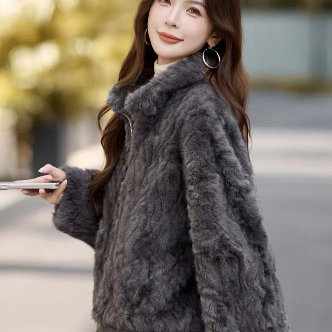 冬季加厚保暖立领宽松显瘦气质百搭短款外套