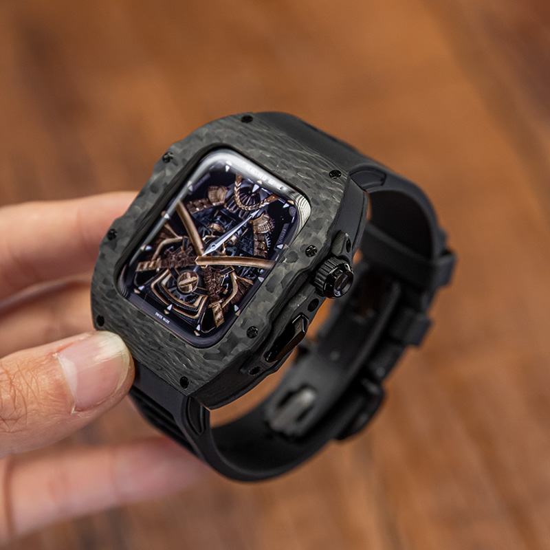 AppleWatch11全碳纤维改装壳适用苹果手表iwatch表带理查德ultra3