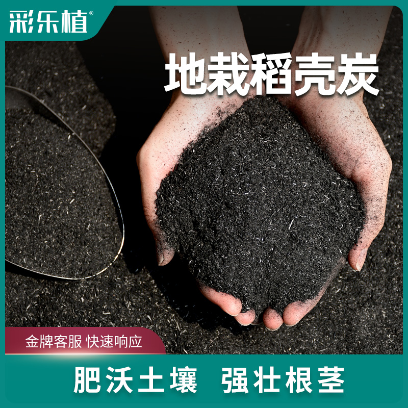 彩乐植稻壳炭种菜地栽瓜果园艺颗粒种通用铁线莲有机草木灰