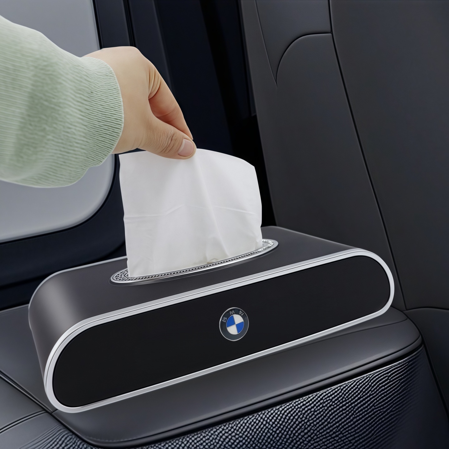 宝马车载纸巾盒M3系5系7系4系汽车抽纸盒X1X2iX3X4X5X6X7专用装饰