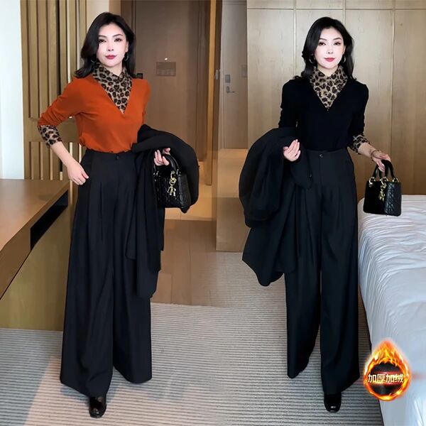 【有运费险】 冬季新品洋气减龄长袖T恤休闲时尚小众短款打底上衣05