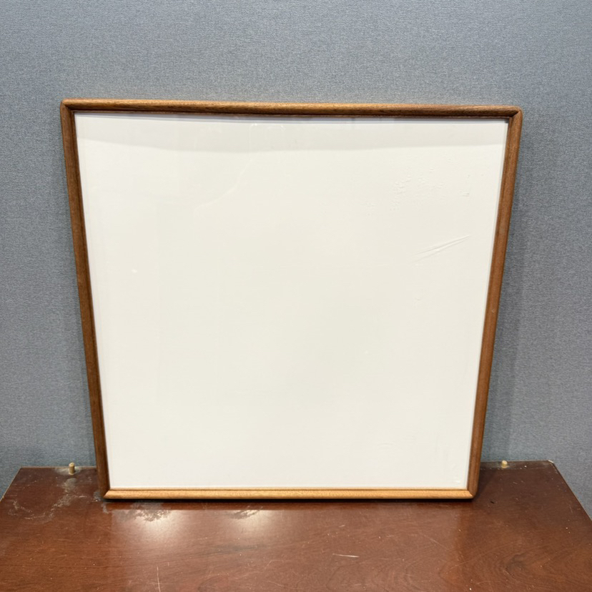 圣诞福利50x50乌檀木实木画框【发2个】+宣纸