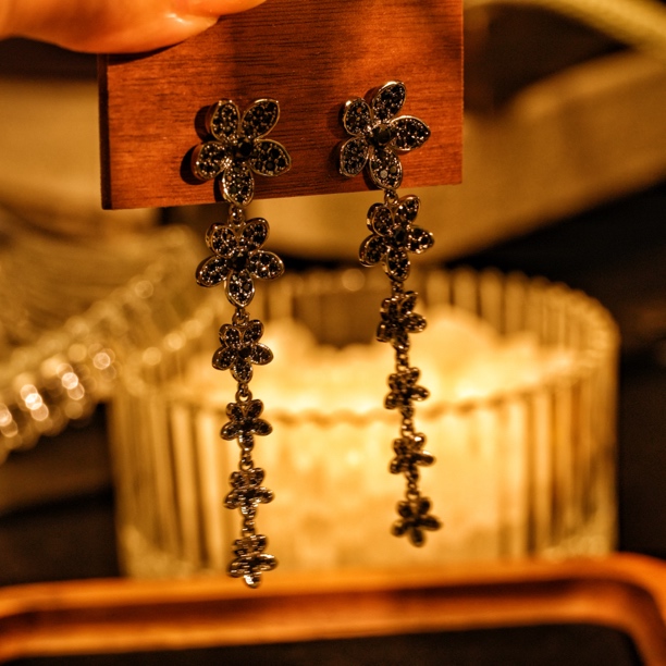 铜合金耳饰 A331 法式手工春夏气质优雅女神时尚耳环轻奢韩版