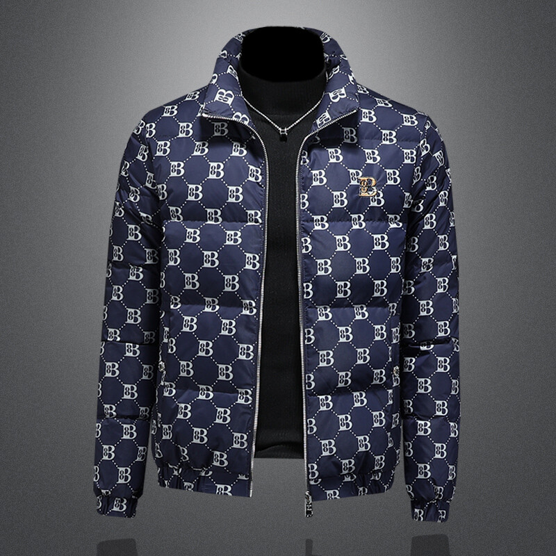 NENMIHONCHE/内米霍切字母印花羽绒服男外套冬季欧洲站加厚短款潮