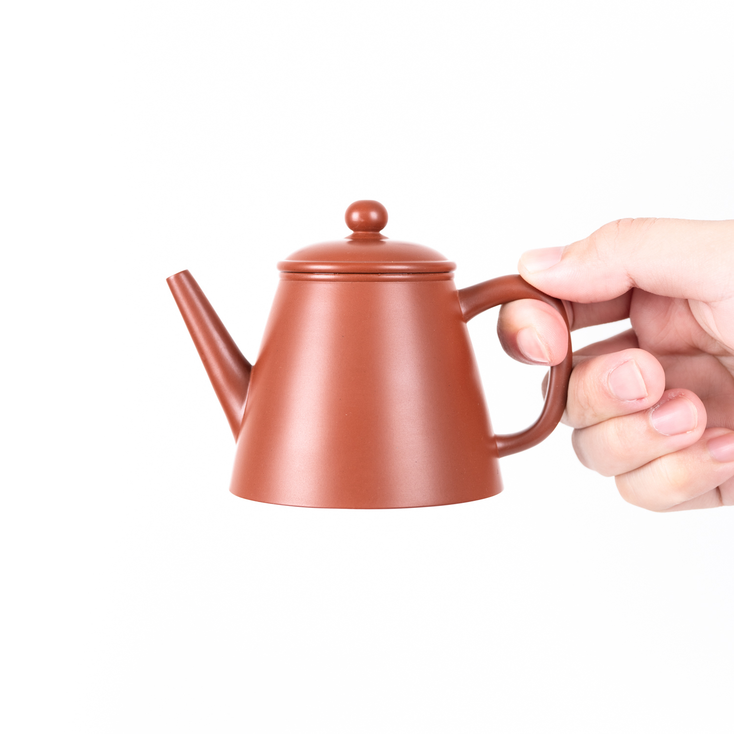 汲直壶160ml泡茶广西坭兴陶紫陶全手工茶具手拉壶高颜值茶壶一人