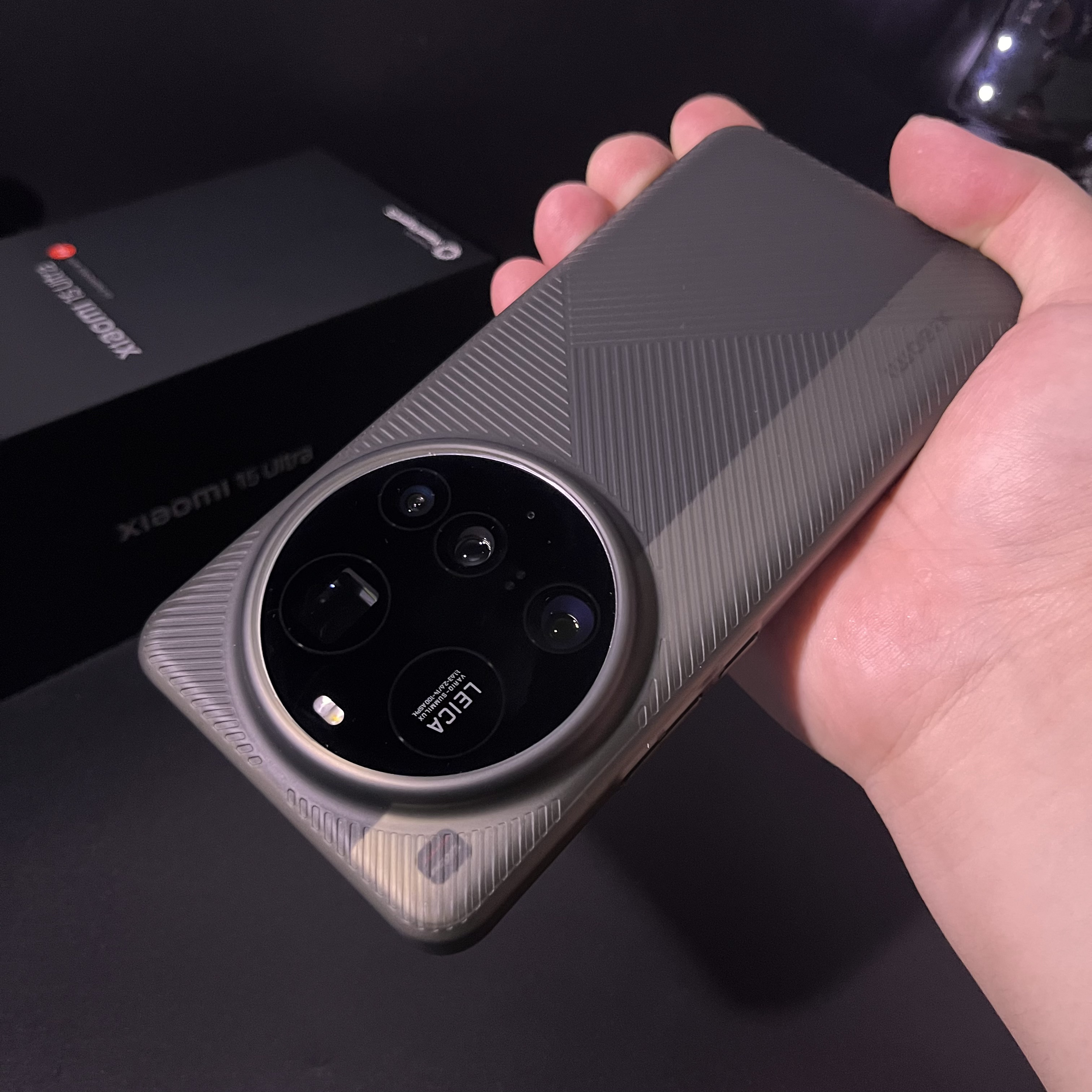 适用小米15Ultra手机壳超薄磨砂几何条纹Xiaomi15硬壳新款保护套P