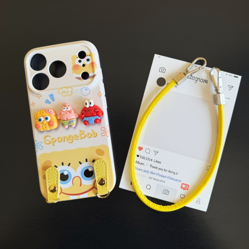 海绵宝宝菲林软壳适用苹果17promax手机壳16华为vivo小米oppo荣耀