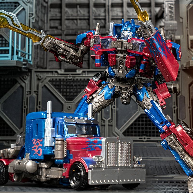 变形玩具合金正版变型擎天金刚柱男孩大黄蜂机器人大力神模型手办