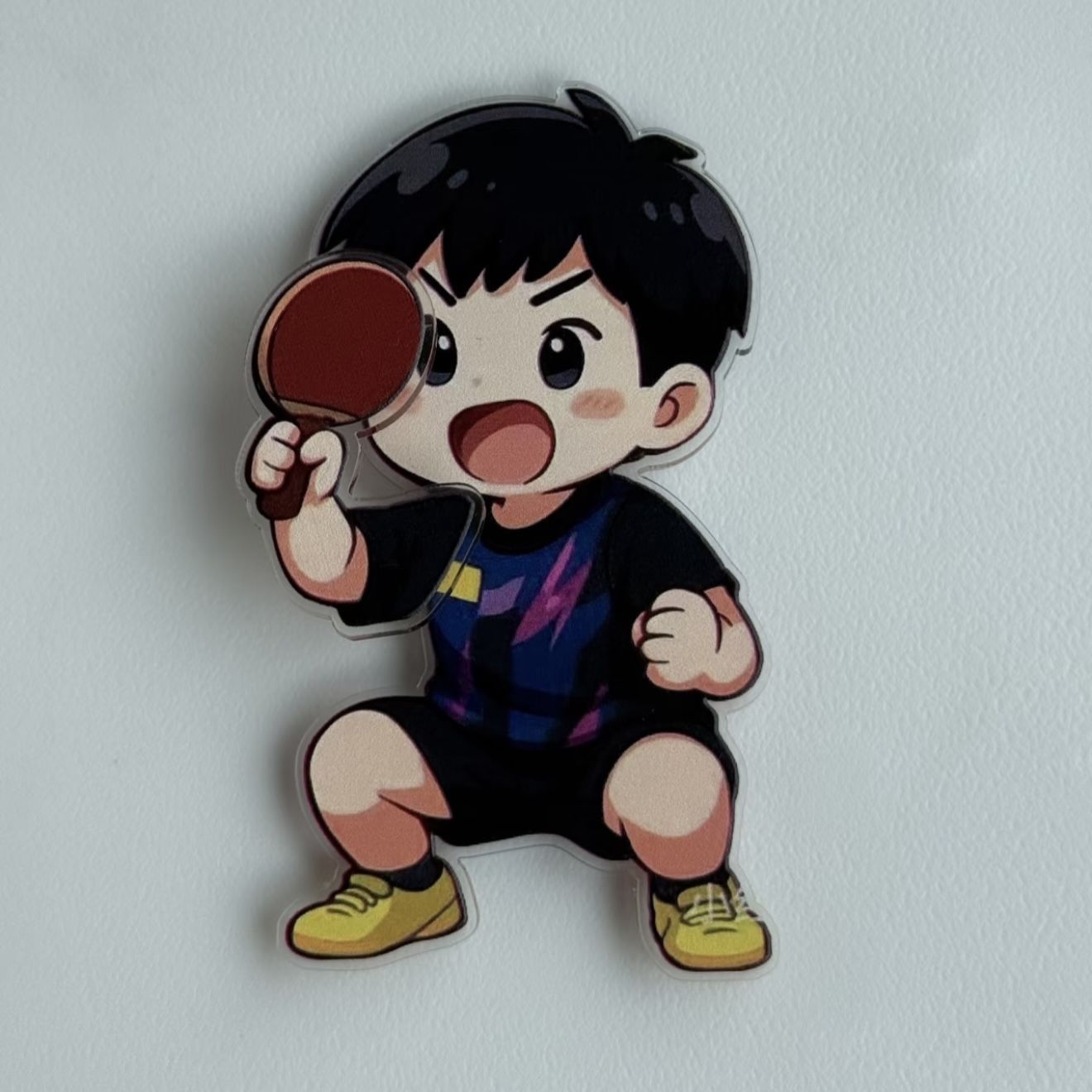 莎头旋转冰箱贴可爱高颜值孙颖莎王楚钦周边物料创意diy装饰礼物