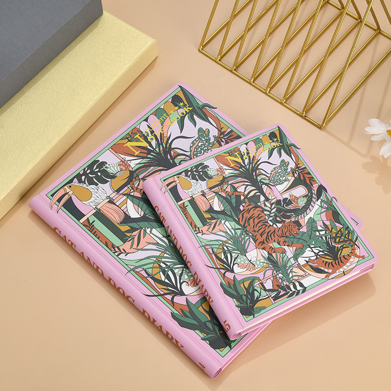 优品胜亚马逊森林笔记本A4/A5精装高颜值手帐双线圈日记本