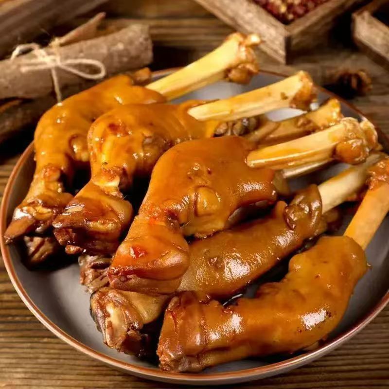 麻辣羊蹄5只零食羊蹄不腥不膻蹄子3只熟食麻辣开袋下酒菜即食真空