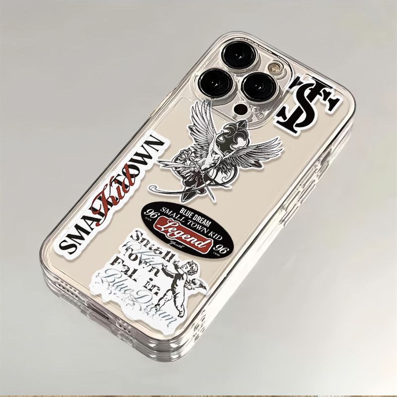 STK天使翅膀适用iphone17苹果16手机壳小米OPPO华为VIVO荣耀一加