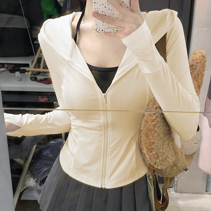 防晒衣女士新款鱼骨冰丝修身透气防紫外线轻薄时尚短款【交个朋友】