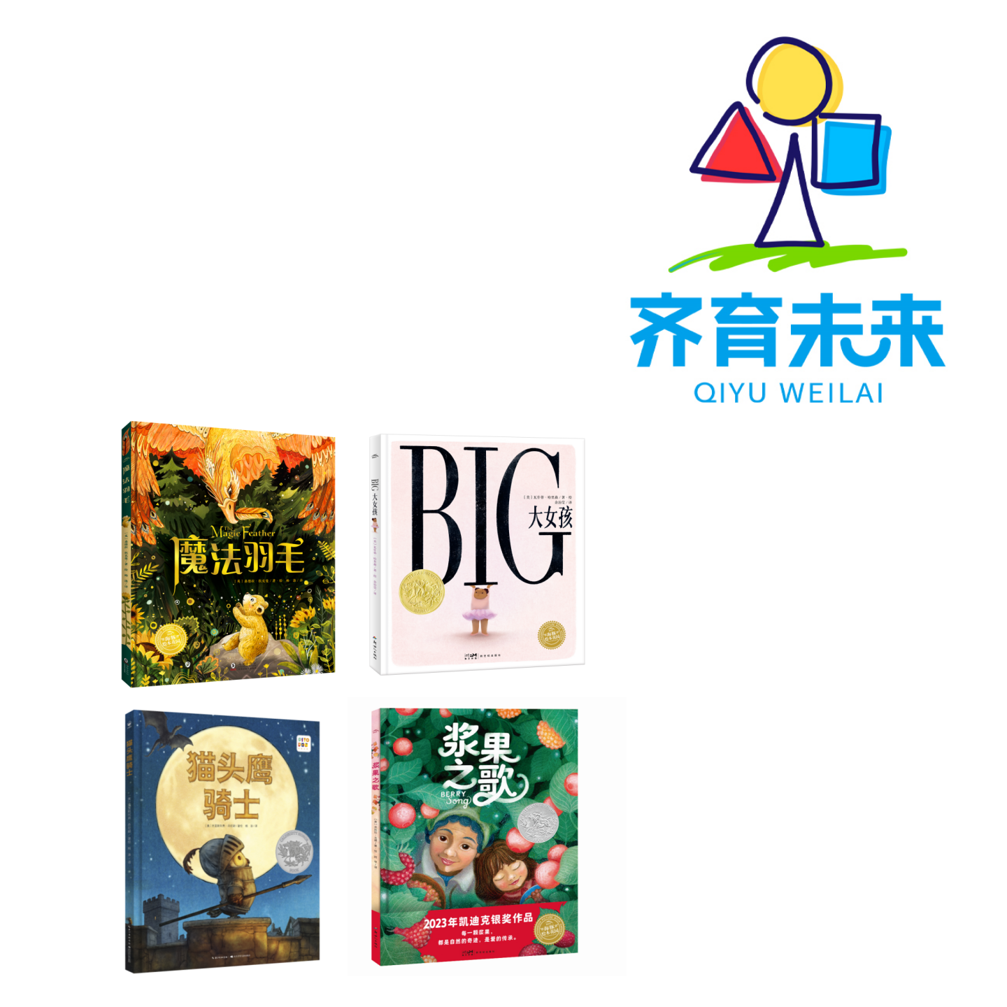 张丹丹推荐：大女孩系列图书绘本 4册