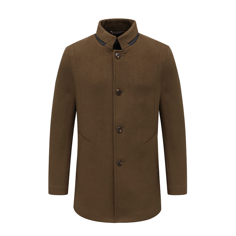 KL142凯冬季男式毛呢大衣 休闲保暖外套时尚都市