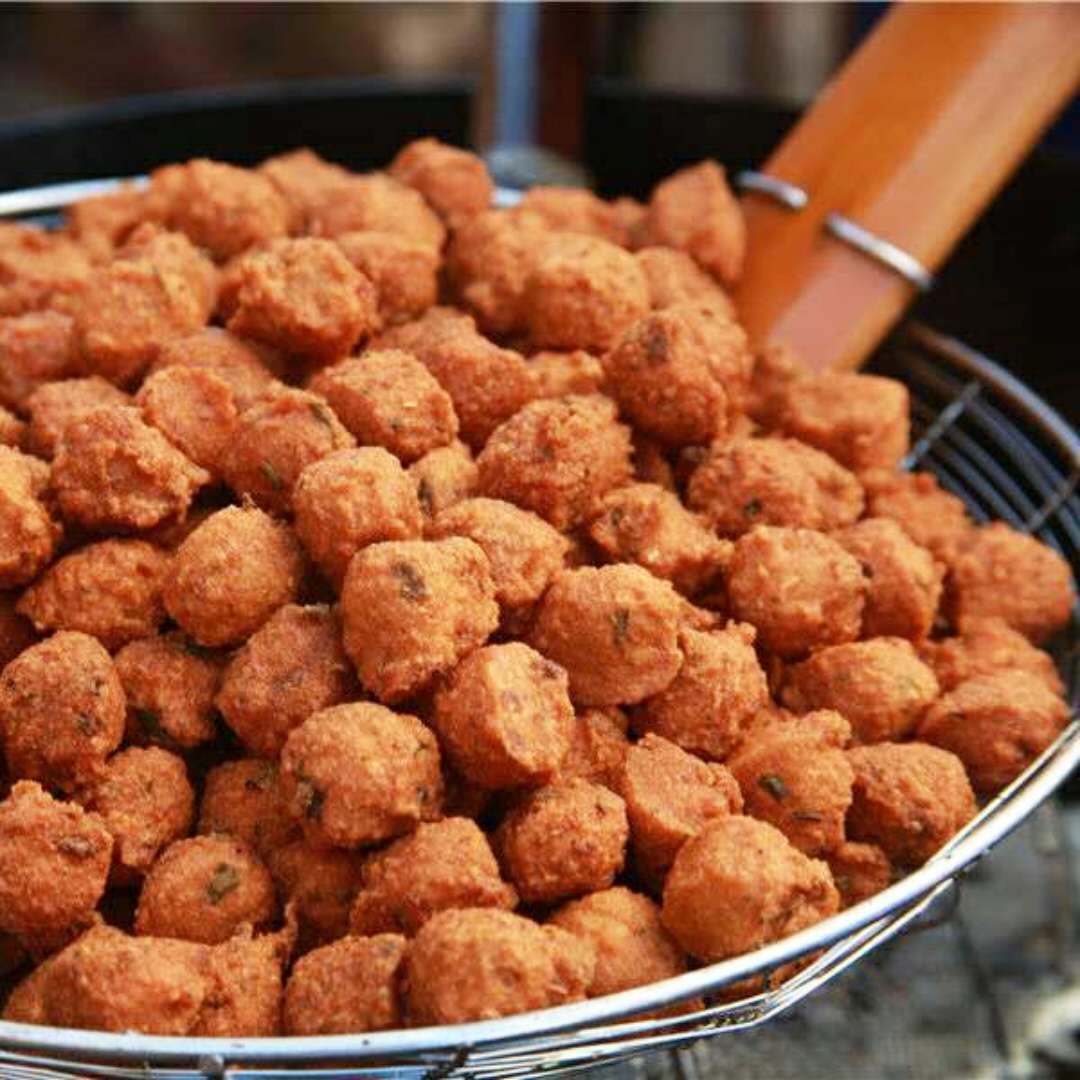 优选正宗固始特产纯手工绿豆圆子两斤起包邮