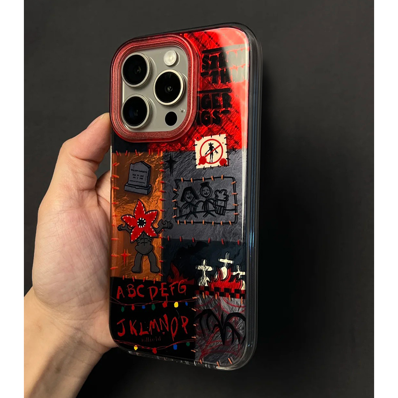 雅天立创意怪奇物语适用iPhone16苹果13手机壳华为vivo小米oppo