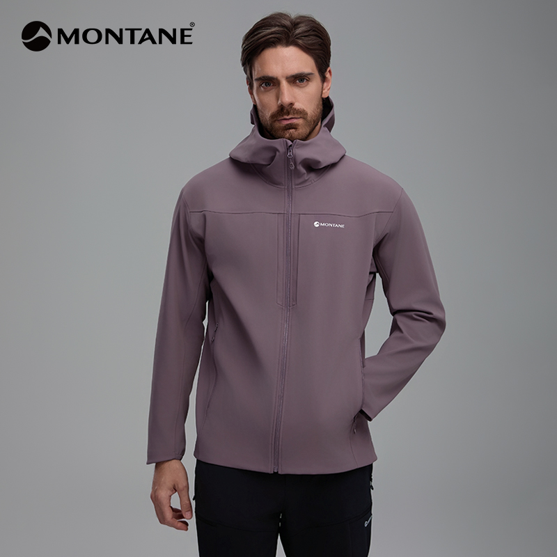 流光风MONTANE盟泰恩CIMA XT HOODIE男连帽耐磨软壳外套CM0202