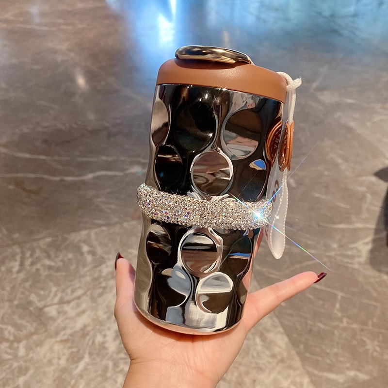 英国【轻奢】CoopKoop镶钻大容量保温杯高颜值便携不锈钢水杯智能杯