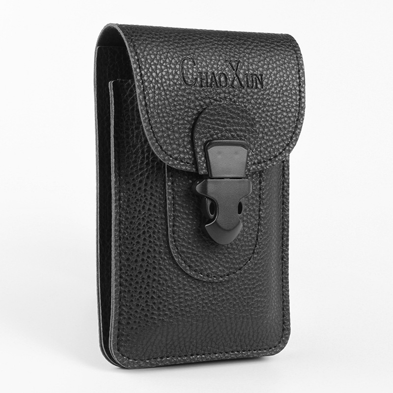 装手机包腰包男皮穿皮带腰挂多功能防水潮流工地户外运动包跑步