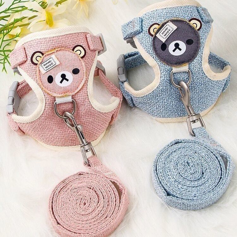 狗狗牵引绳狗绳小型犬胸背博美泰迪牵引绳猫咪牵引绳宠物必备用品