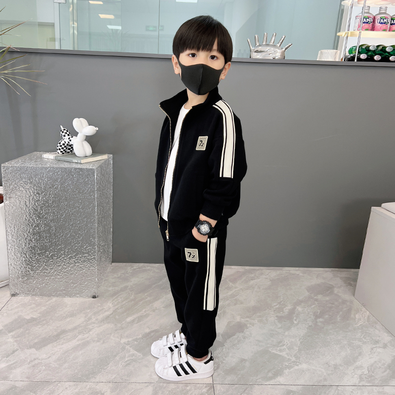 童装男童儿童套装春秋季新款韩版运动休闲时尚帅气男孩春秋款外套