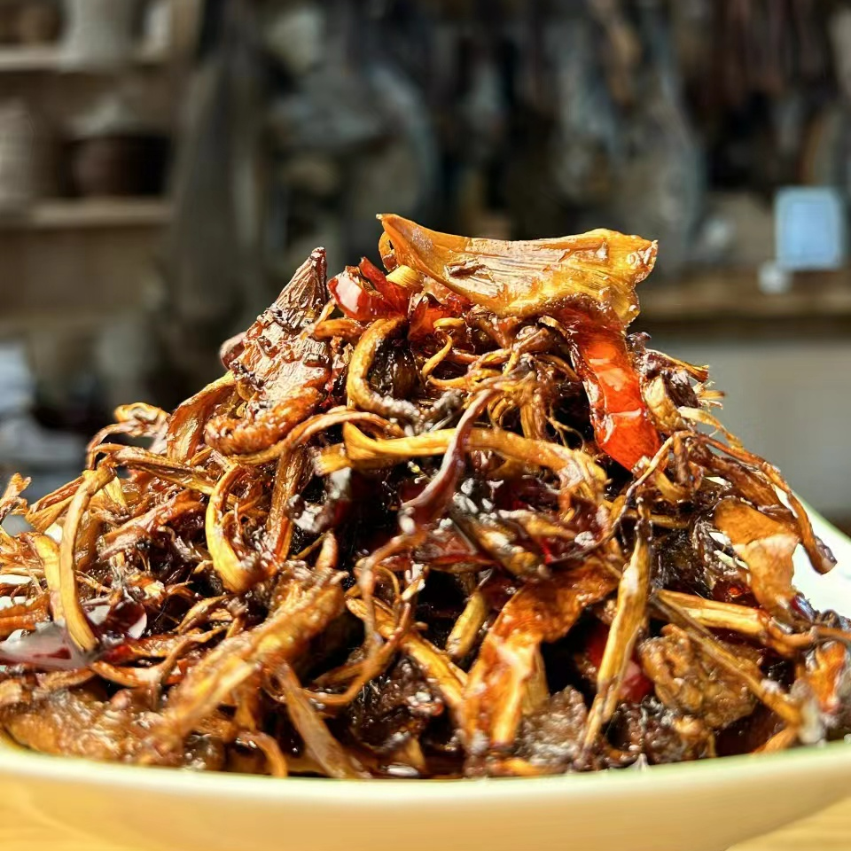 云南野生黑鸡枞450g油鸡枞纯手工制作