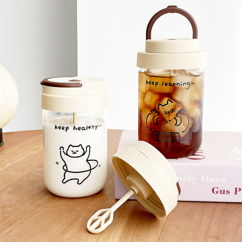 新款全自动搅拌杯电动蛋白粉奶昔豆浆奶粉摇摇杯子咖啡学生玻璃杯