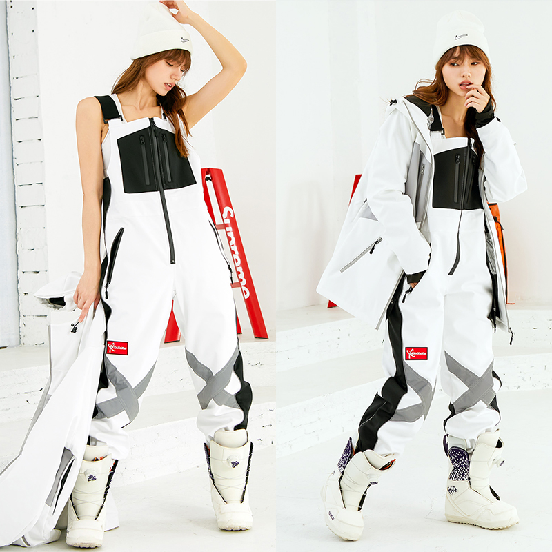 XXXsnow背带滑雪裤 防水加厚雪裤加绒保暖单板背带裤双板男女通用