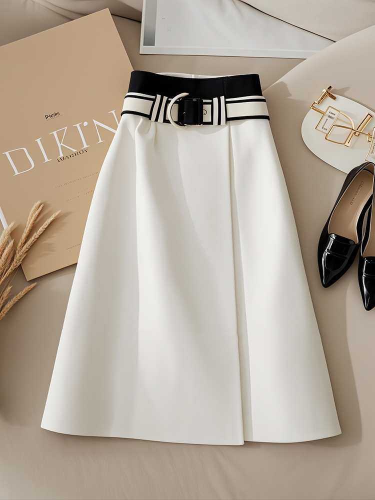 2025春夏时尚新款小个子高腰显瘦梨形身材超好看高级感半身裙女装