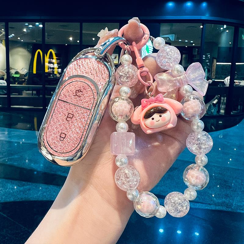 零跑c11钥匙套t03专用c01高档汽车用品改装配件壳扣女士2023款23