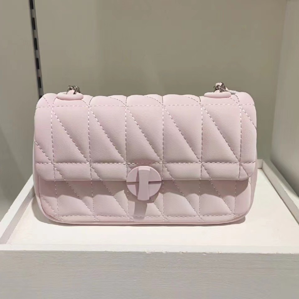 时尚链条包2025新款斜挎包小包单肩包腋下包通勤高级感菱格女包