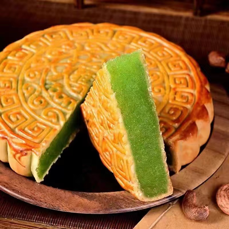 蛋黄莲蓉月饼哈密瓜水果味月饼手工制作月饼中秋送礼盒装新鲜日期